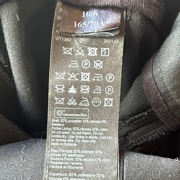 All Saints Black High-Waisted Pants - Picture 10 of 10